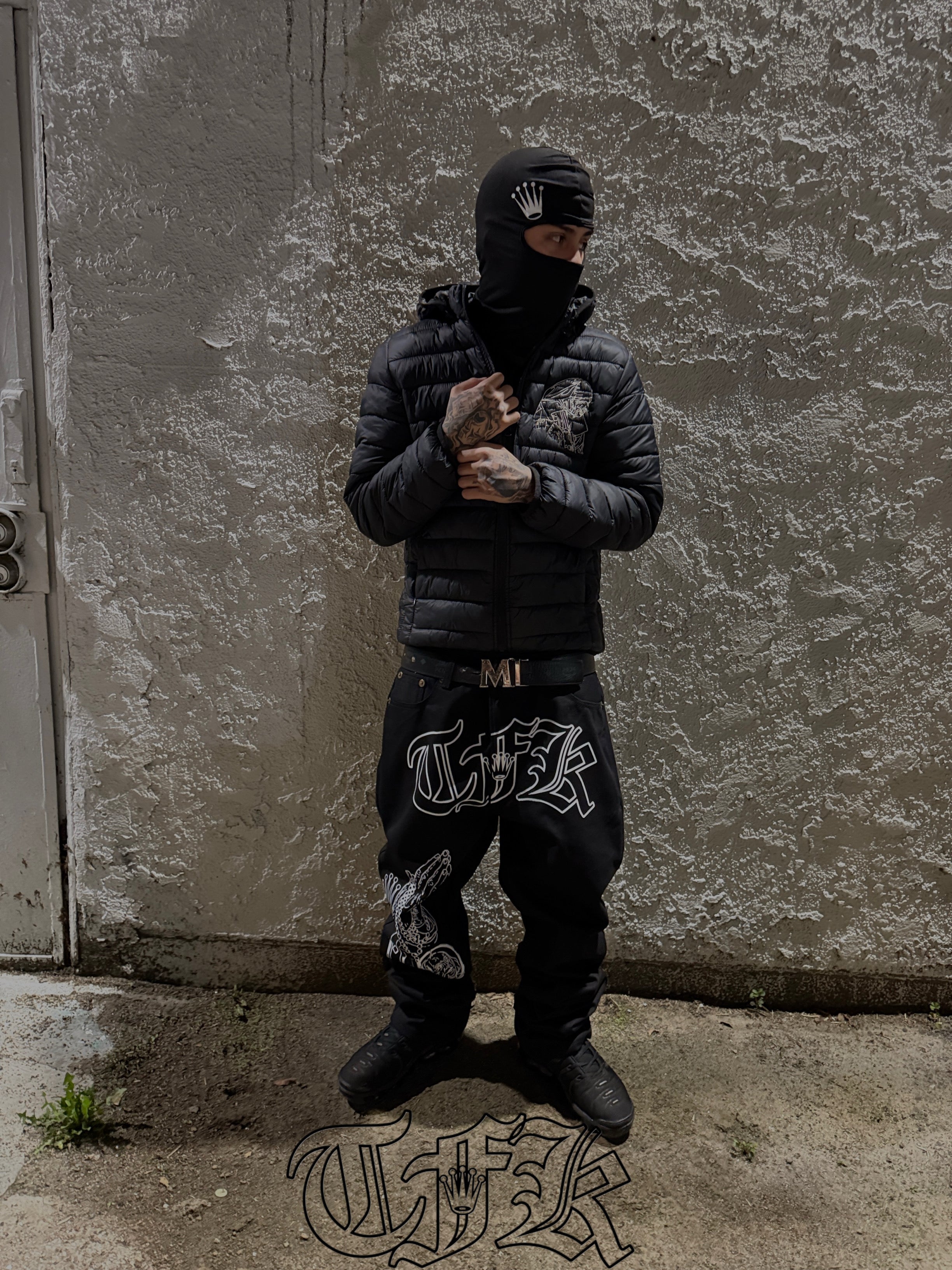 BLK-Trueflock puffer