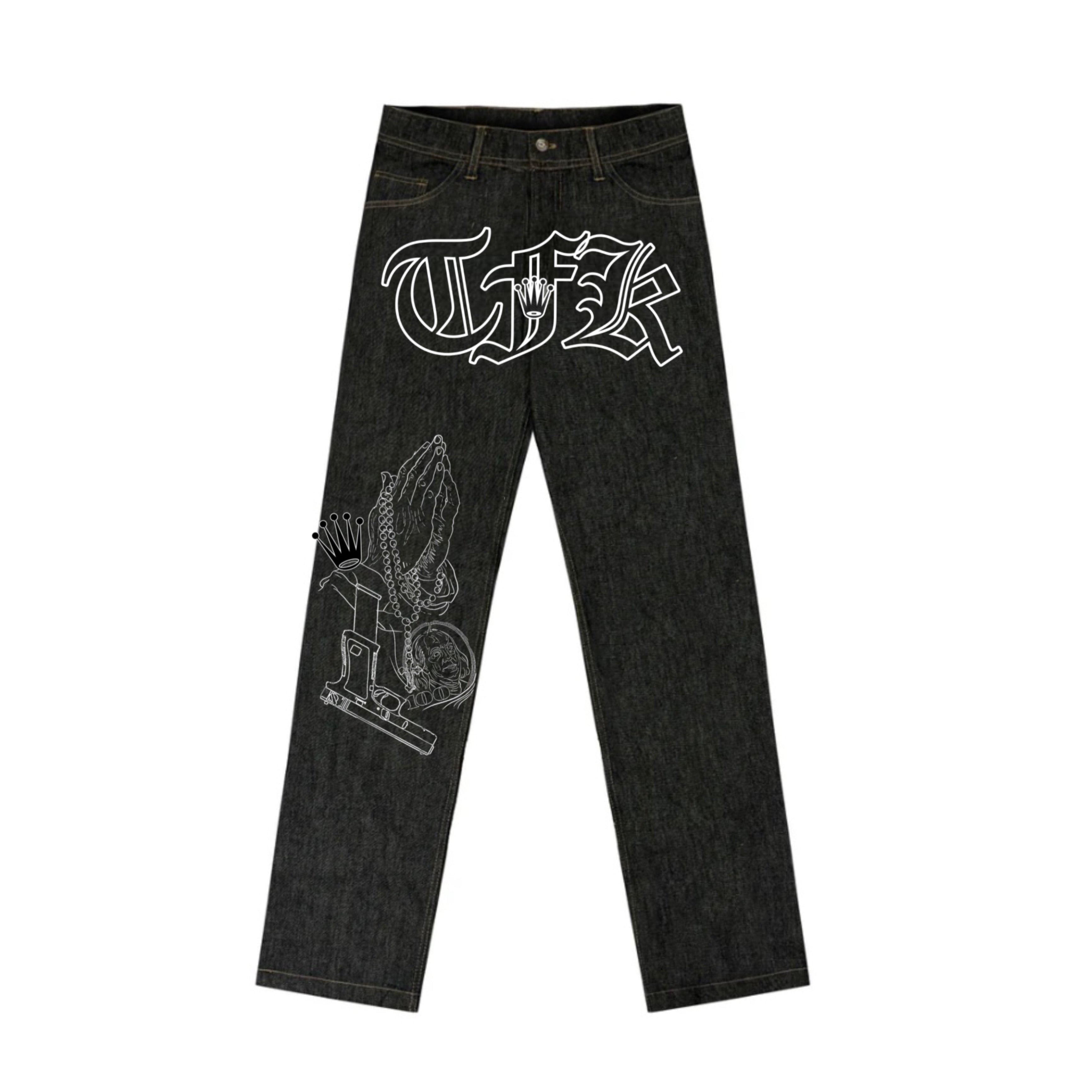 Charcoal-FLOCKER JEANS